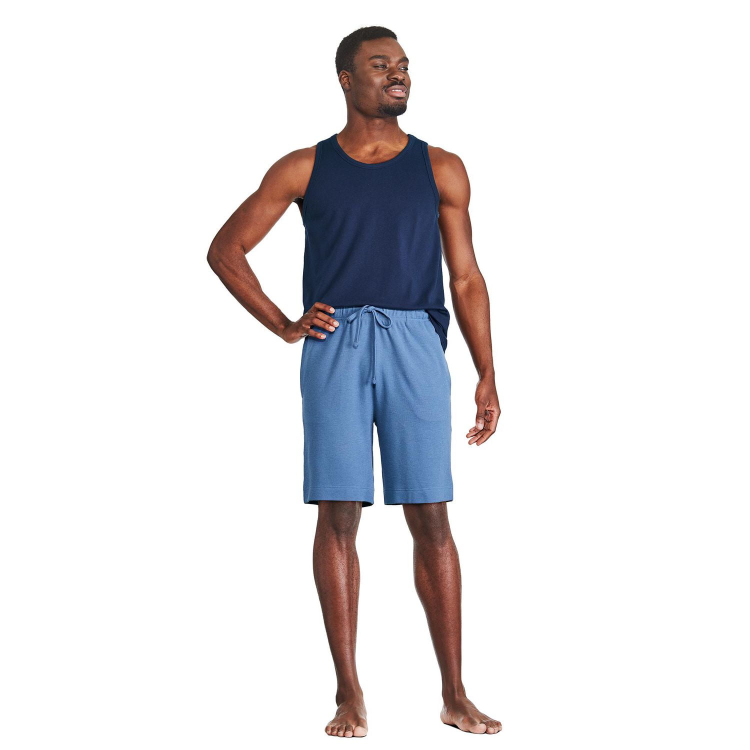 Short de nuit en tricot gaufré Sleep Therapy pour hommes