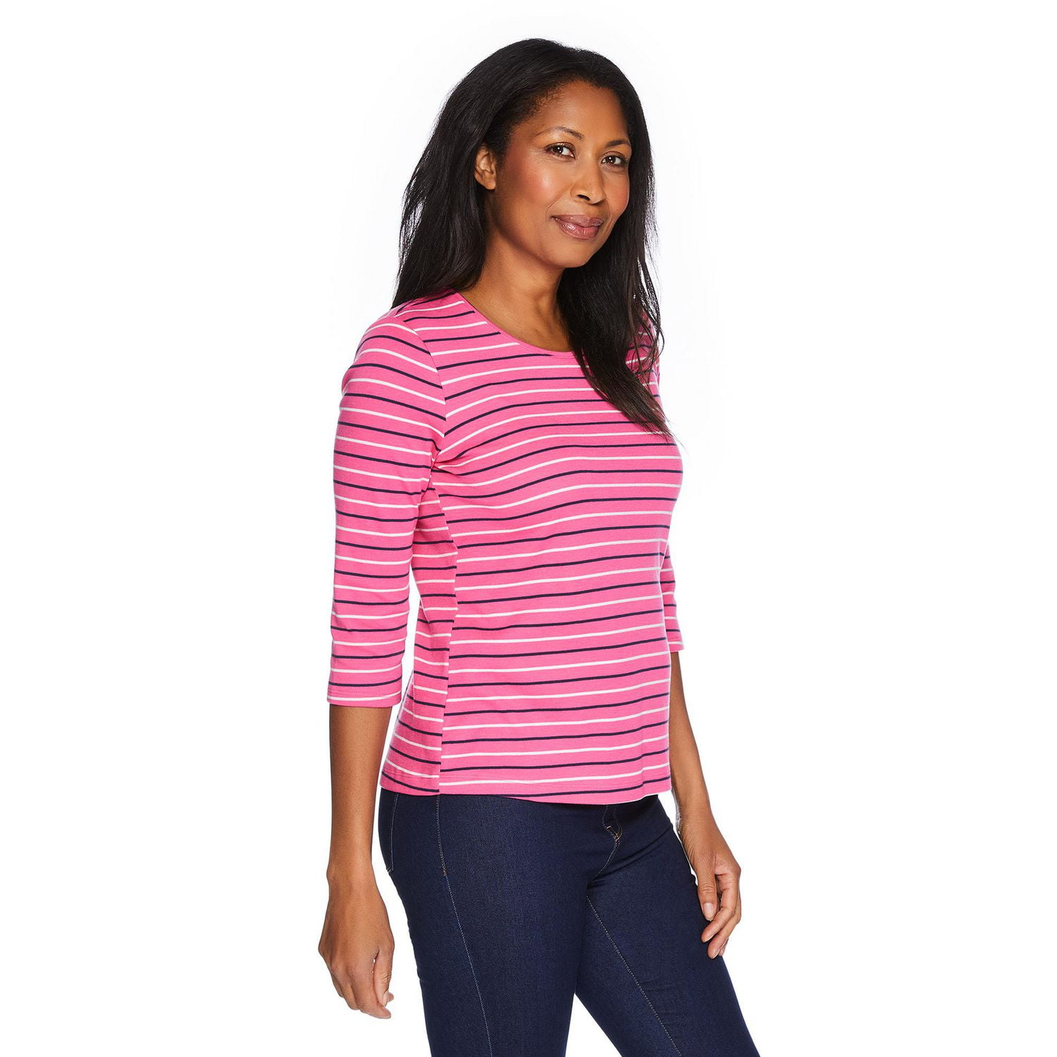 Penmans Women's 3/4 Sleeve Crew Neckline Top