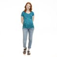 thumbnail image 1 of Paisley Sky Maternity Printed Short Sleeve V-Neckline Tee, 1 of 6