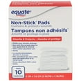 thumbnail image 1 of Equate Non-Stick Pads, Medium, 2" x 3", 10 Count, 1 of 2