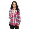 thumbnail image 1 of Penmans Women's Button-Up Plaid Shirt, 1 of 6