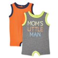 thumbnail image 1 of George Baby Boys' Sleeveless Romper 2-Pack, 1 of 2