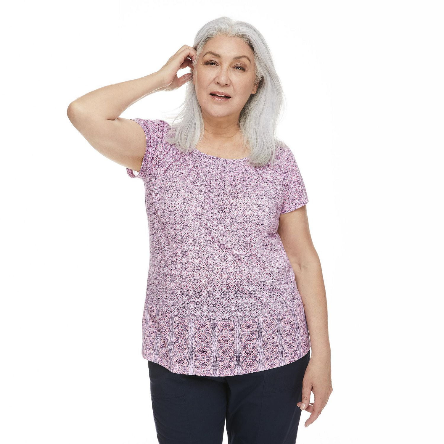 Penmans Women's Short Sleeve Burnout Top