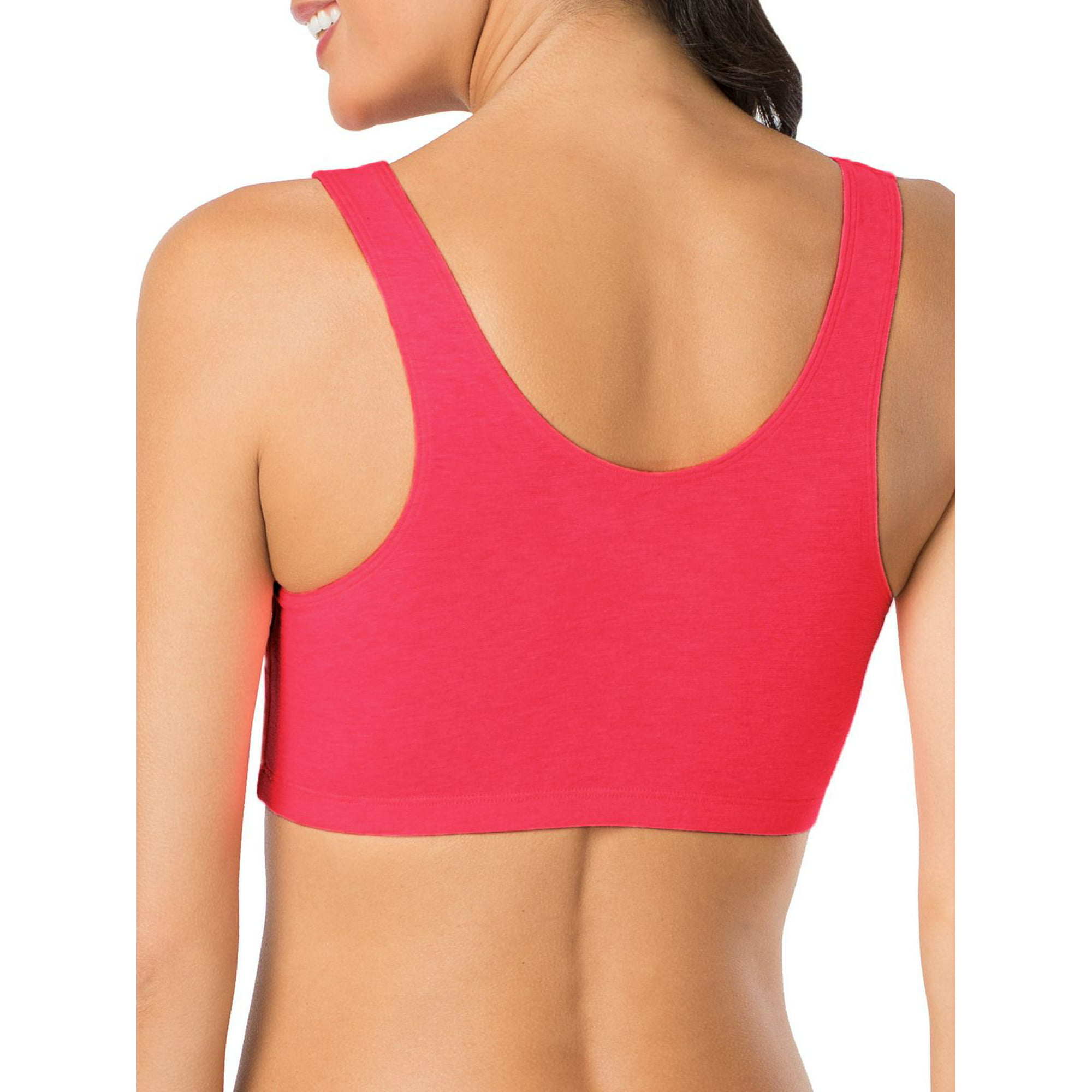 Fruit of the Loom Women's Seamless Pullover Bra with Built-in Cups, in The  Buff, Small : : Clothing, Shoes & Accessories