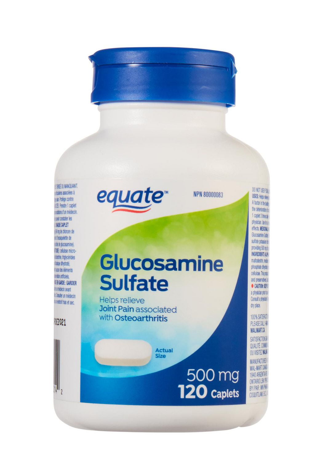 Equate Glucosamine Sulfate 500mg Tablets Walmart Canada