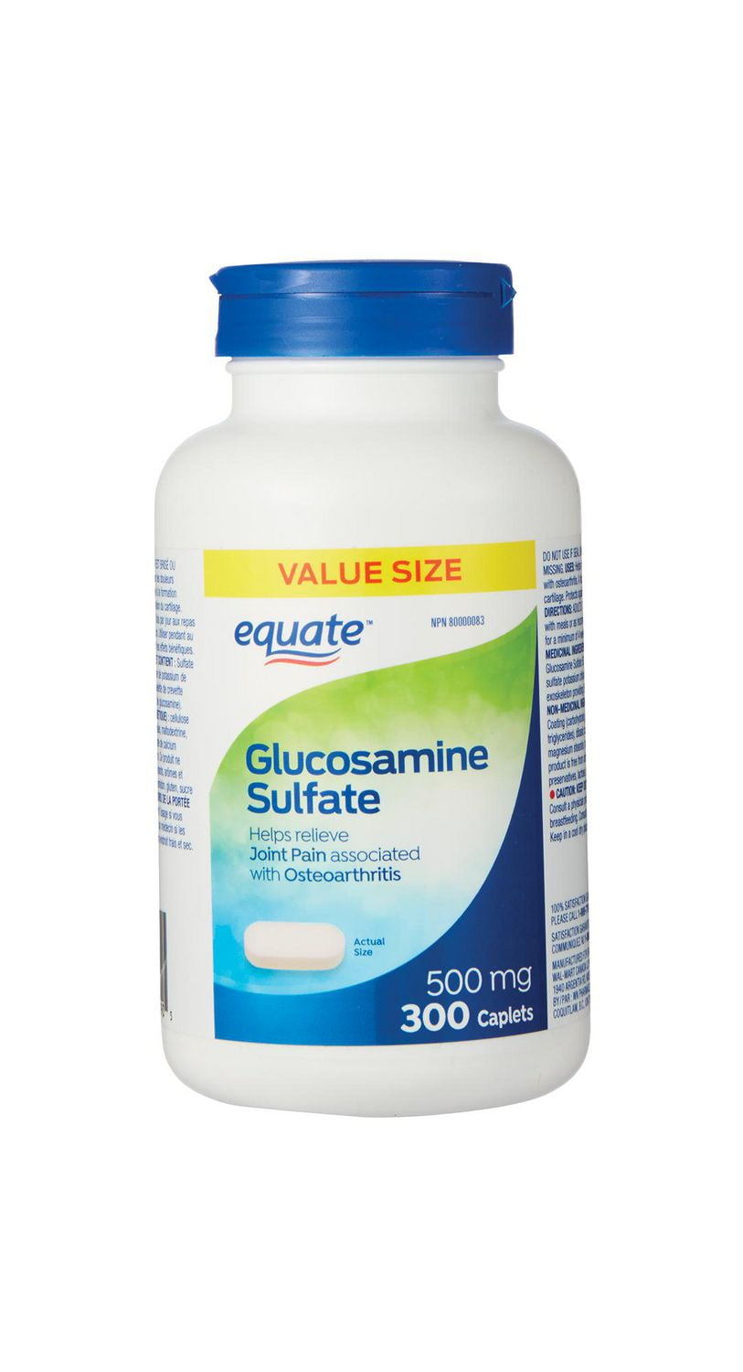 Equate Glucosamine Sulfate 500mg Walmart Canada