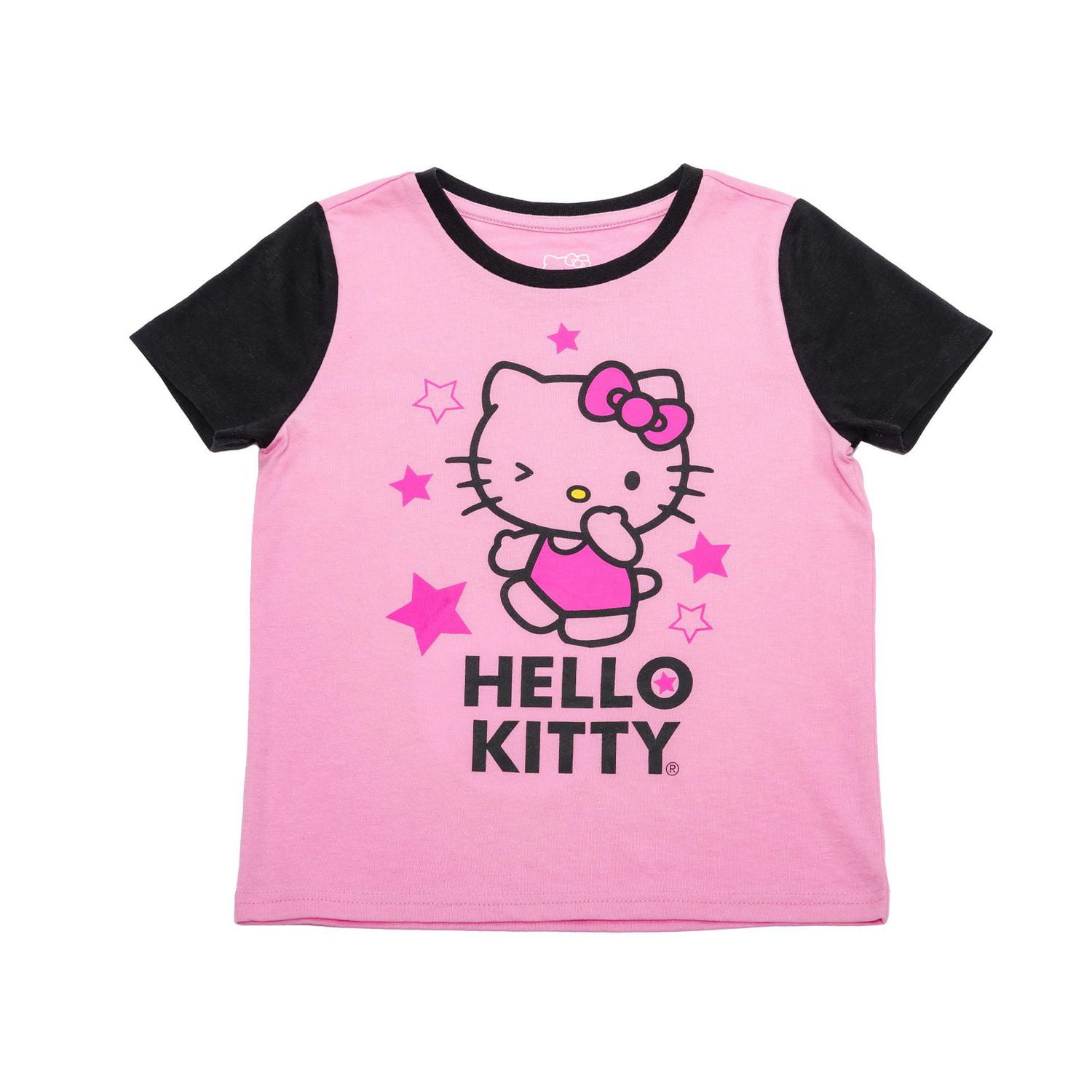 T-shirt à manches courtes étoiles Hello Kitty pour fille