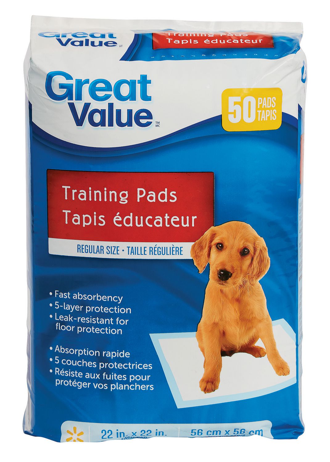 Great Value Puppy Training Pads Walmart Canada