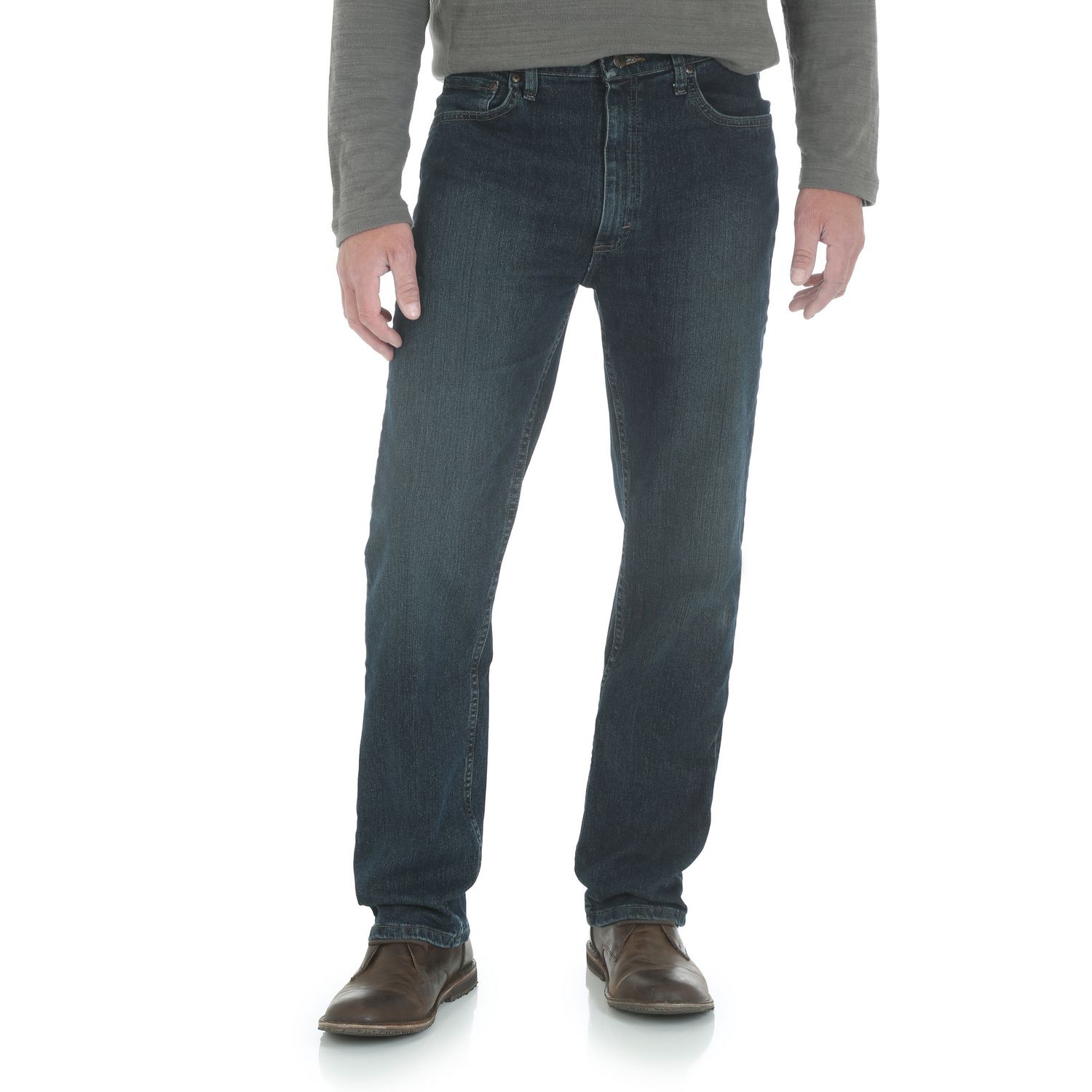 Wrangler straight fit sales flex jeans walmart