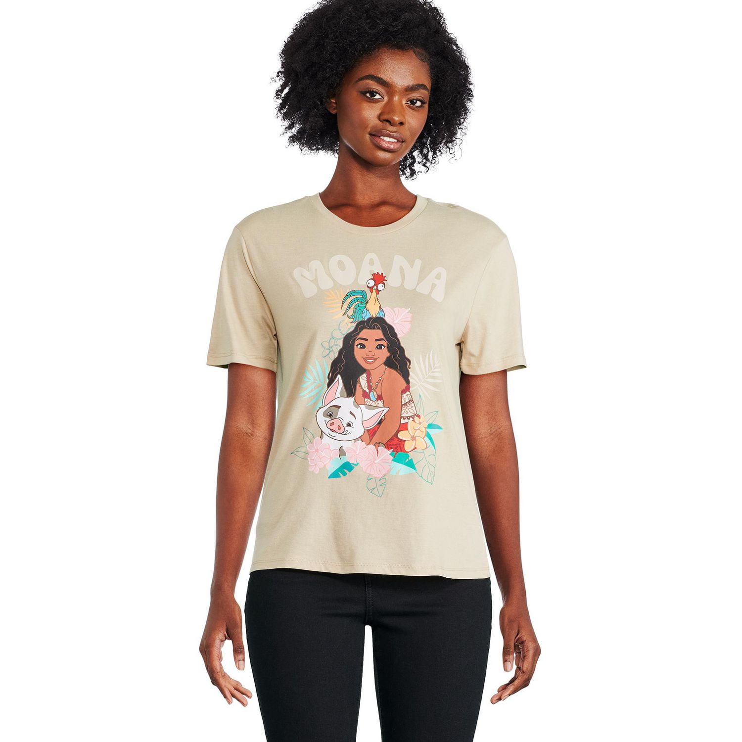 Disney Women's Moana Short Sleeve Tee, Sizes XS-XL