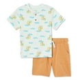 thumbnail image 1 of Ensemble 2 pièces avec haut henley George pour petits garçons, 1 of 2