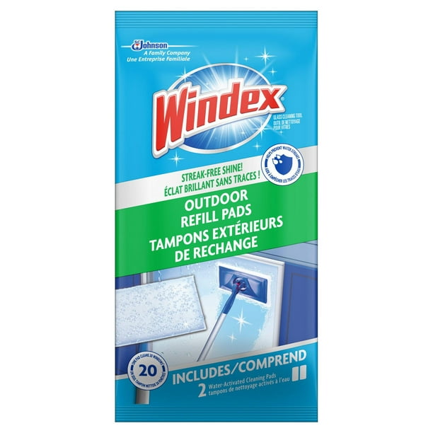 Windex Extérieur Tampons de rechange pour nettoyer le verre