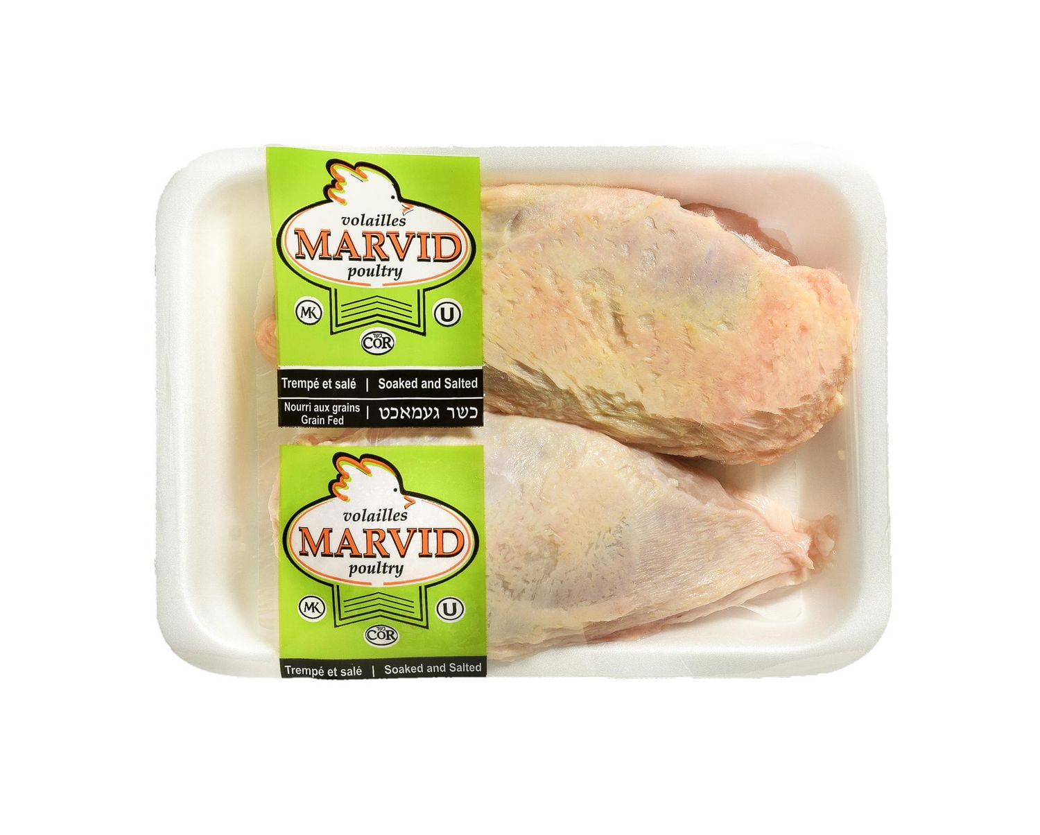 1/2 Poitrine de poulet Kacher Marvid Poitrine de poulet