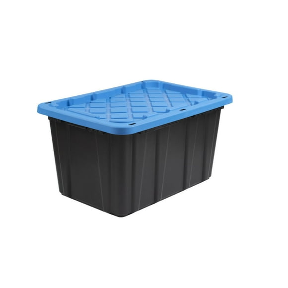 Bac robuste Ramtuff de 102L Bac robuste Ramtuff de 102L noir et bleu