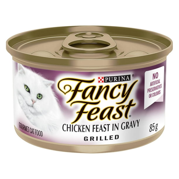 Fancy Feast Grillé – Festin de Poulet en Sauce Nourriture pour Chats 85 g