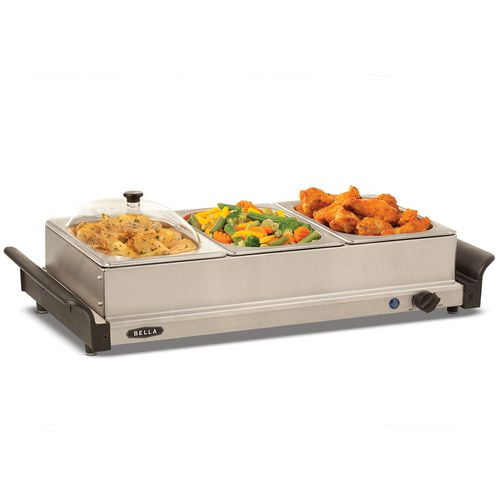 Bella Triple Buffet Server & Warming Tray Walmart.ca