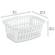 Sterilite 53 Liter White Laundry Basket, 53 L - image 4 of 4