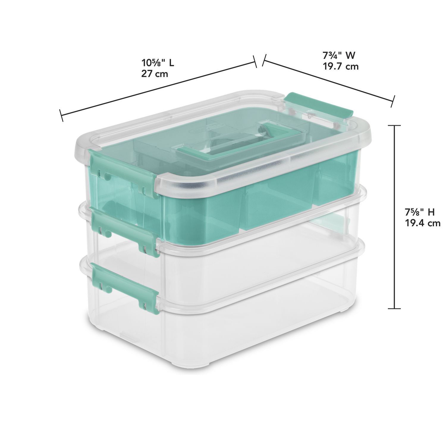 6 Detachable Compartments Clear Plastic Divided Storage Box for Screws -  China Clear Storage Box and Plastic Jewelry Box price