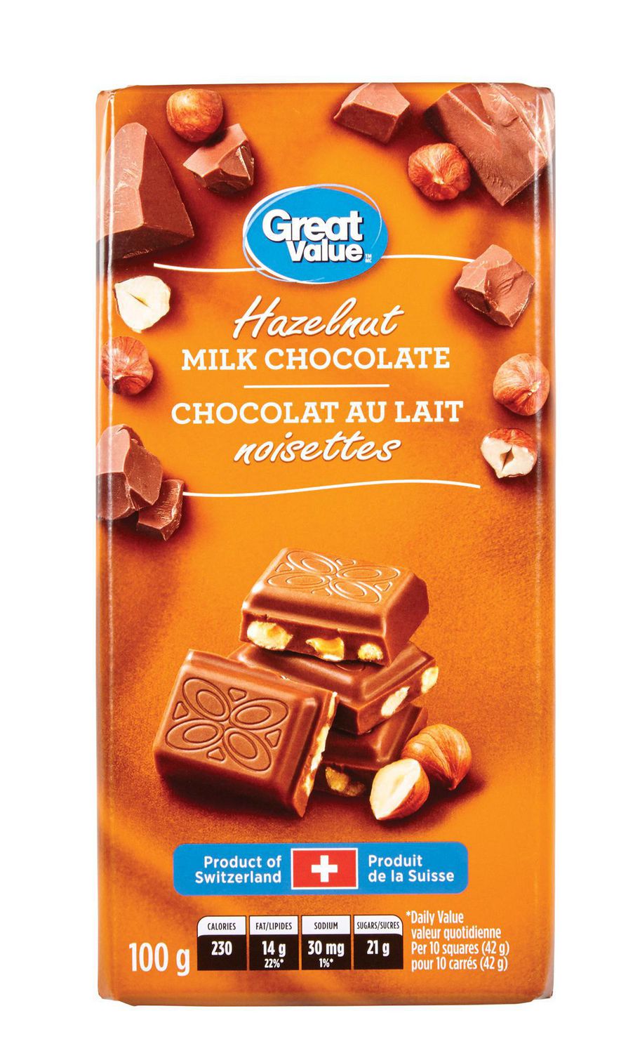 Great Value Great Value Hazelnut Milk Chocolate | Walmart Canada