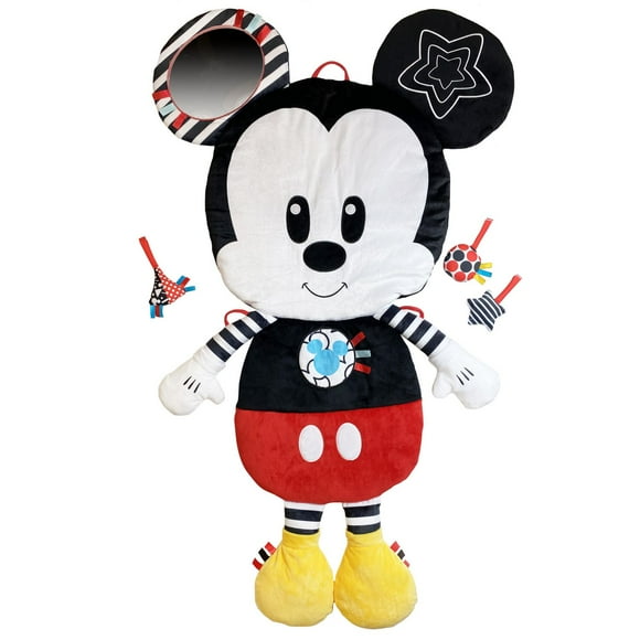 Tapis de jeu Mickey Mouse noir et blanc de Disney