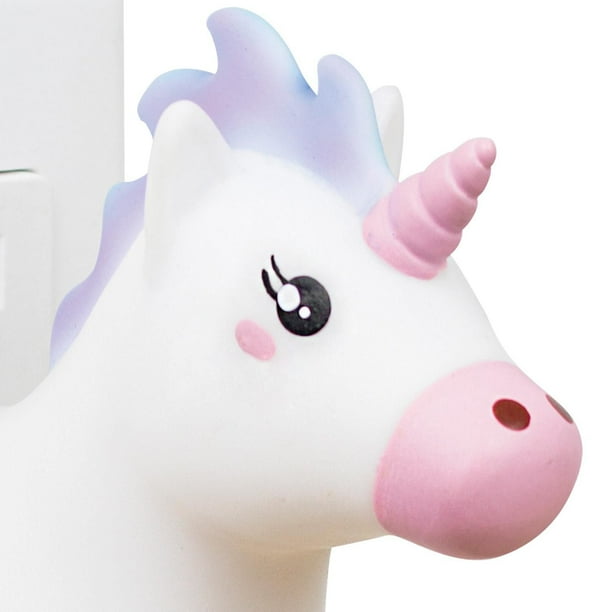 Lampe de chevet Licorne  Blanche – Le Coin Lumineux