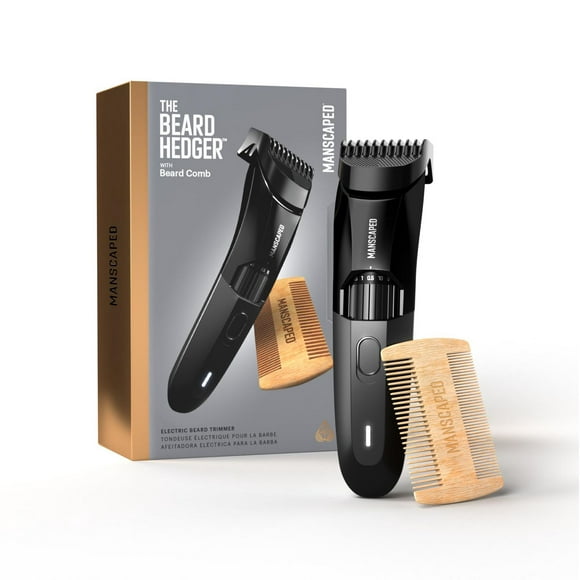 MANSCAPED® The Beard Hedger™ - Premium Men's Beard Trimmer with Beard Comb, Beard Trimmer