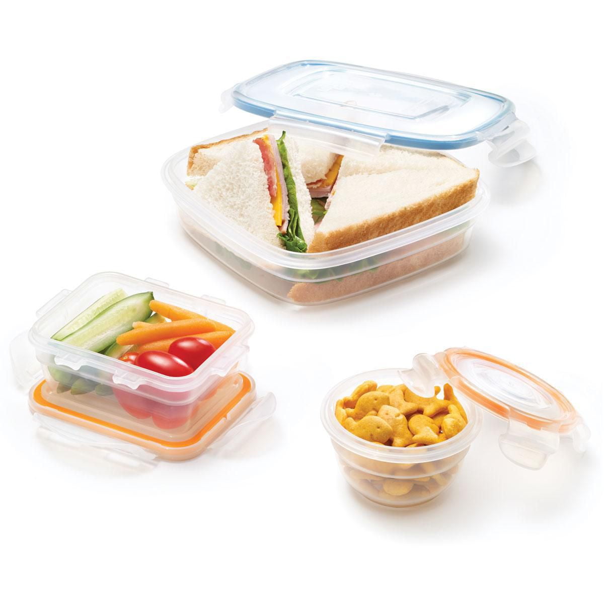 Starfrit LocknLock Easy Match 6-Piece Lunch Set, Nestable and stackable