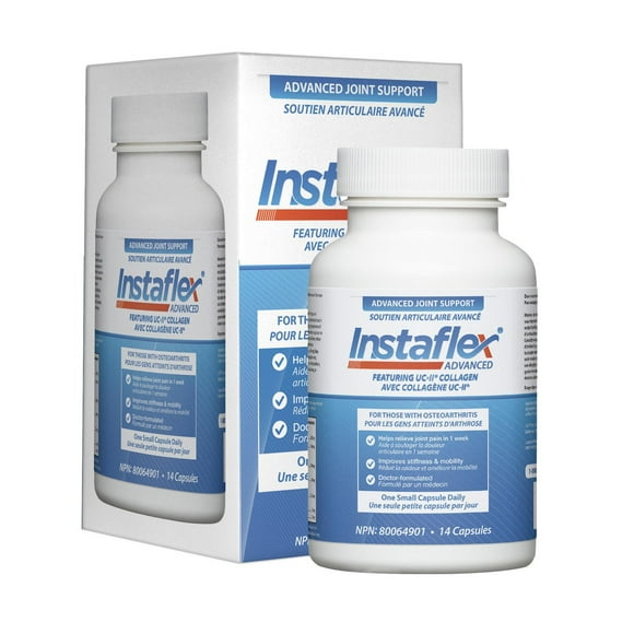 Soutien aux articulations avancé à base de collagène UC-II® et de curcuma Instaflex®, 14 capsules