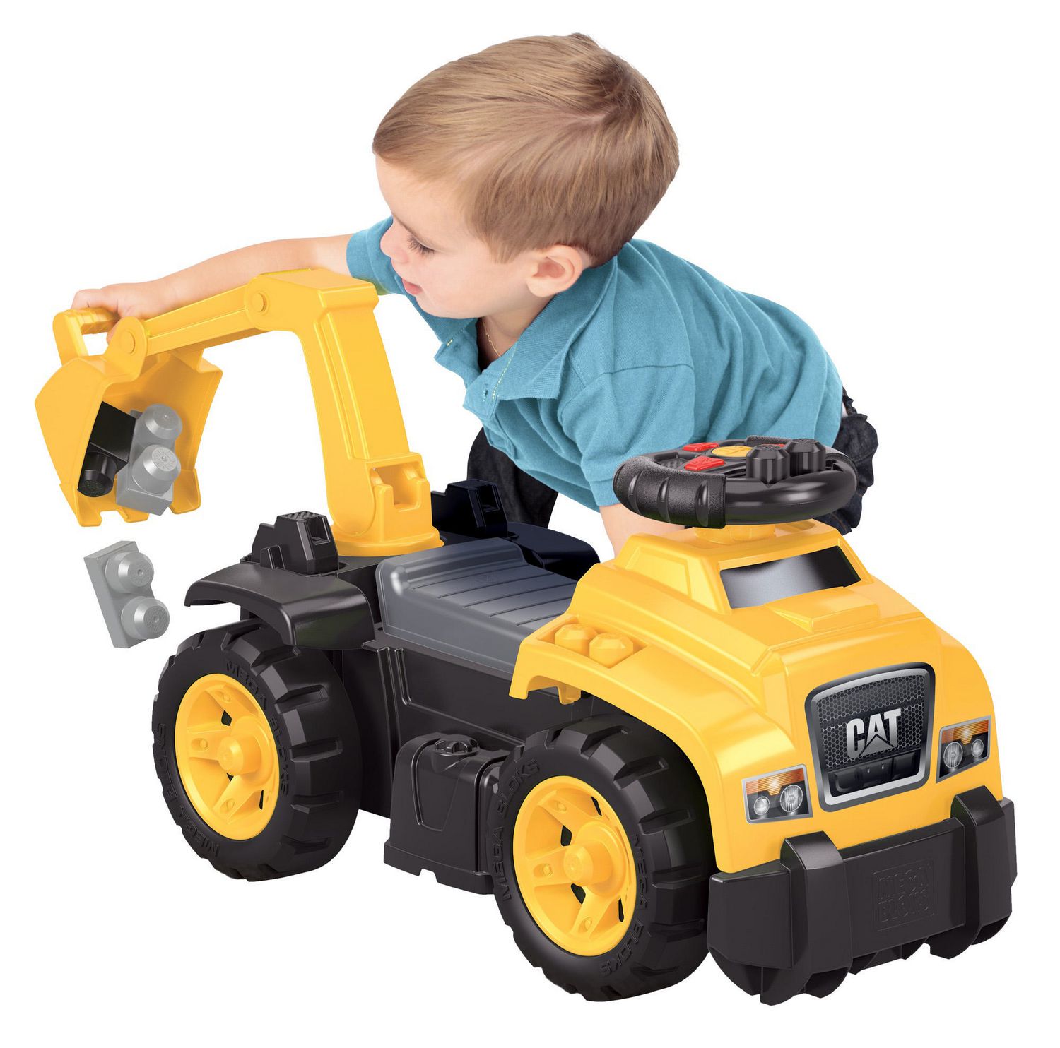 cat excavator ride on toy