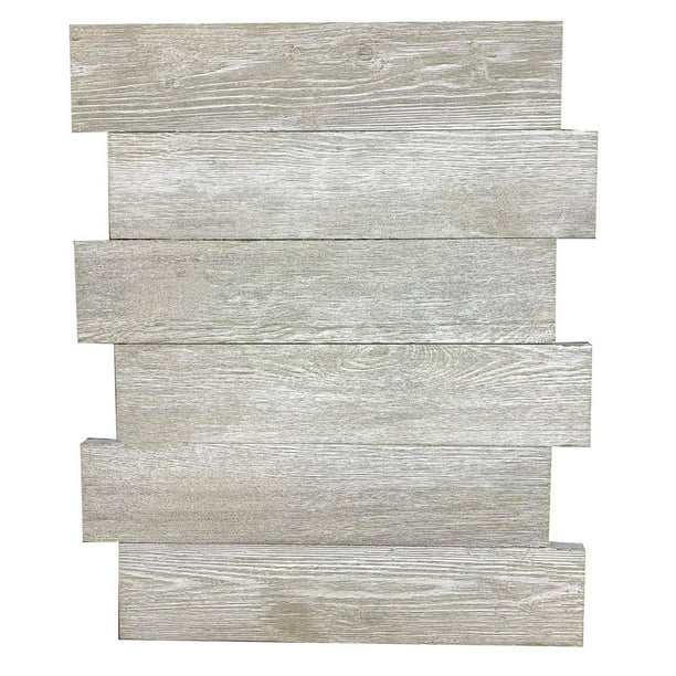 Hampton Art Planche de bois extérieur 40x50cm(16" x 20") blanc