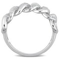 thumbnail image 3 of Miabella 1/4 Carat T.W. Diamond Sterling Silver Link Ring, 3 of 5