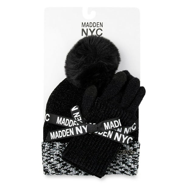 Madden NYC Women's Hat and Gloves 2Piece Gift Set Walmart.ca