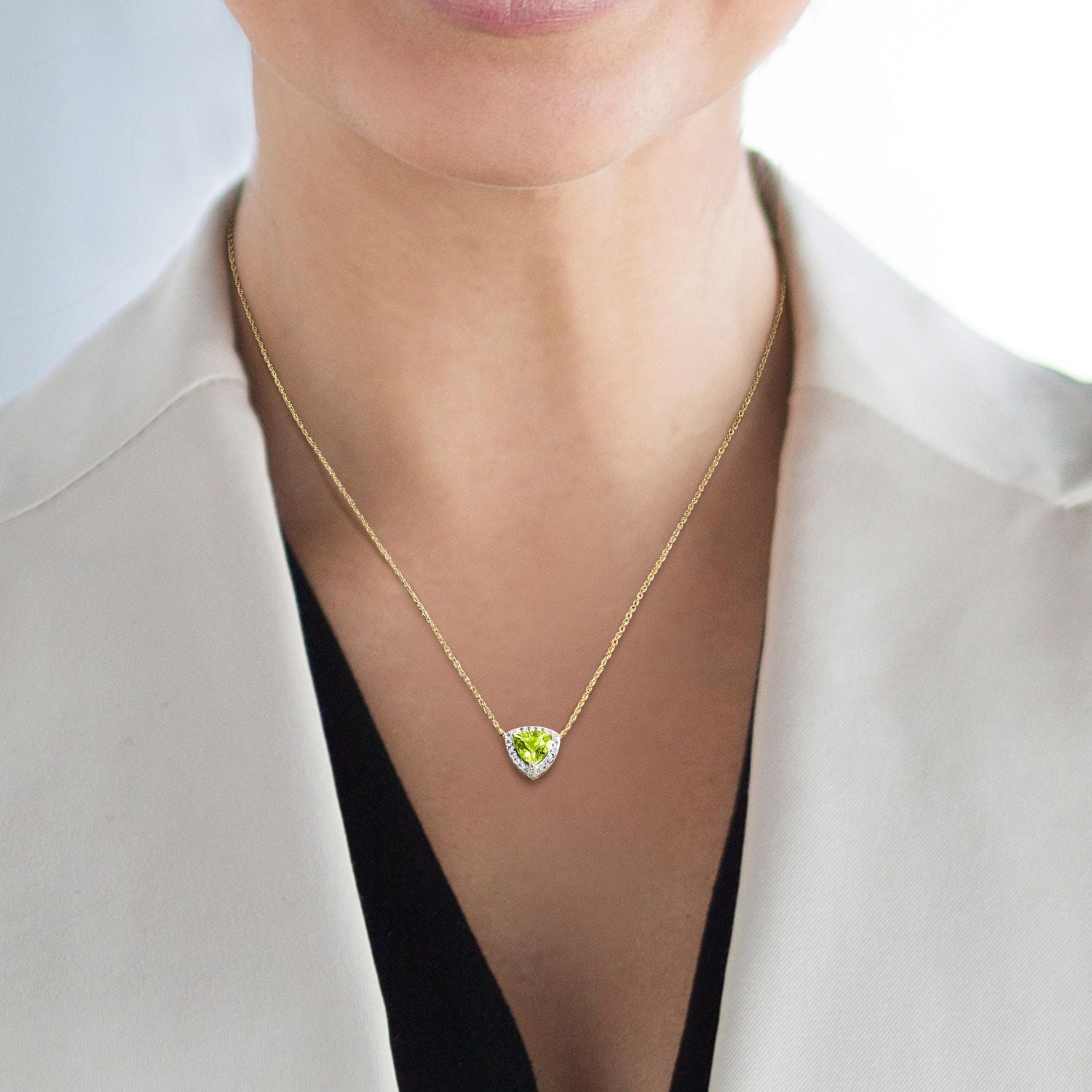 Peridot on sale necklace walmart