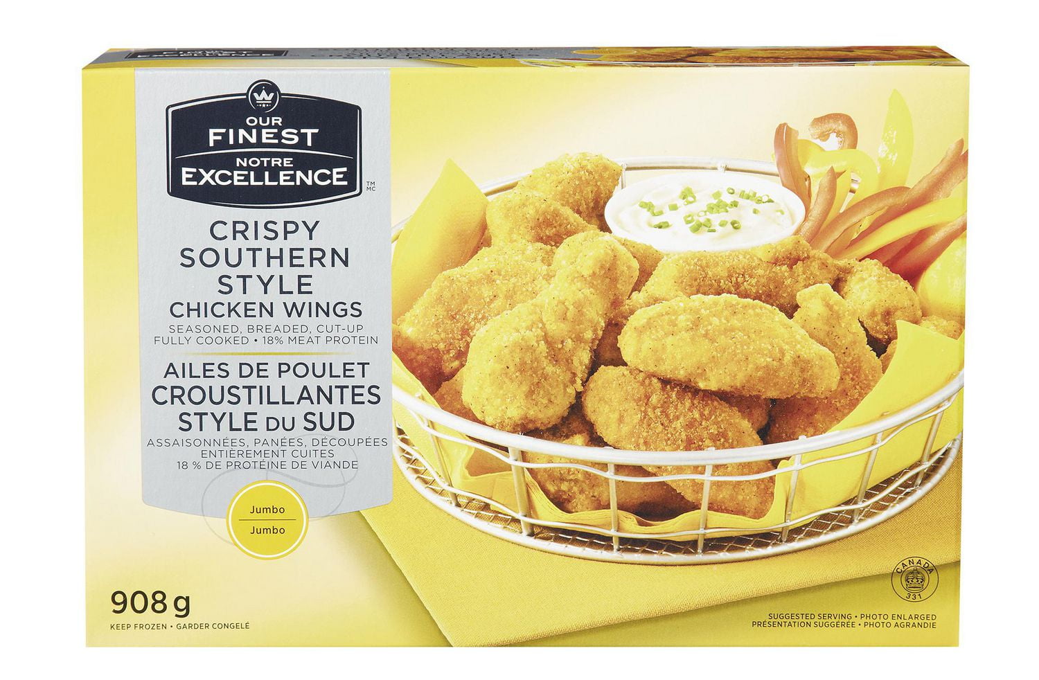 Our Finest Crispy Southern Style Chicken Wings Walmart Canada