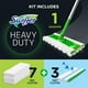 Trousse de départ Swiffer Sweeper 2 en 1 Dry et Wet multi-surface pour balayer et nettoyer les planchers 1&nbsp;balai et 10&nbsp;recharges – image 3 sur 9