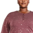 thumbnail image 4 of George Plus Women's Henley Tee 2-Piece Set, 4 of 6