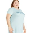 thumbnail image 2 of George Plus Women's Short Sleeve Sleepshirt, 2 of 6