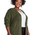 thumbnail image 2 of George Plus Women's Open-Front Cardigan, 2 of 6