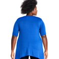 thumbnail image 3 of George Plus Women's Sharkbite Hem Tee, 3 of 6