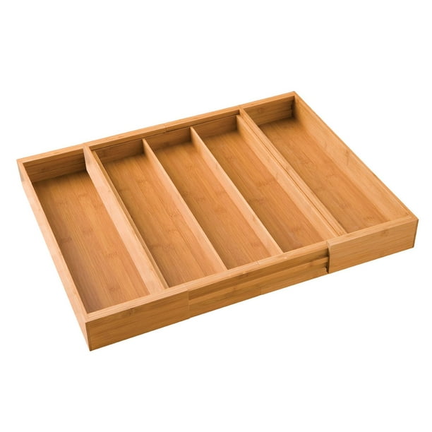 Seville Classics Expandable Bamboo Drawer Organizer Walmart.ca
