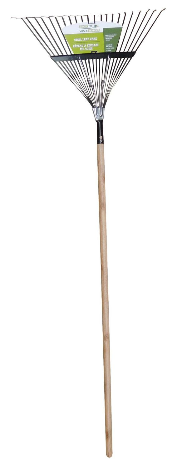 Grow IT! 22 in. Steel Leaf Rake Walmart Canada