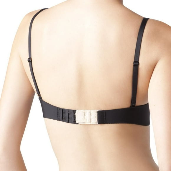 Maidenform Sweet Nothings Women's 2 Hook Bra Extender 1/2", pack of 3, 3 Extenders, 3 Colours, 1 Size