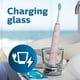 Brosse à dents électrique rechargeable Philips Sonicare DiamondClean Smart 9350, rose, HX9902/65 – image 5 sur 7