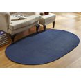 thumbnail image 1 of FABSTYLES BLUE Country Braid Solid RUG, 1 of 1