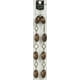 30 pcs Perles en bois ovales avec embouts en métal – image 1 sur 1