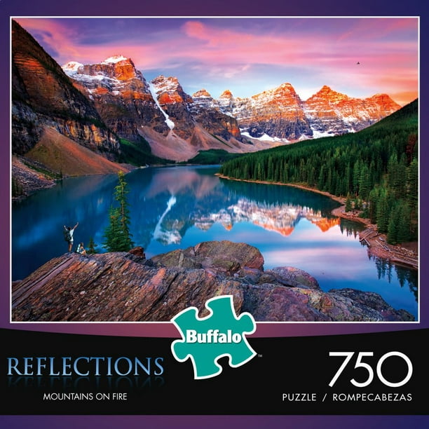 Buffalo Games Reflections Le puzzle Mountains on Fire en 750 pièces