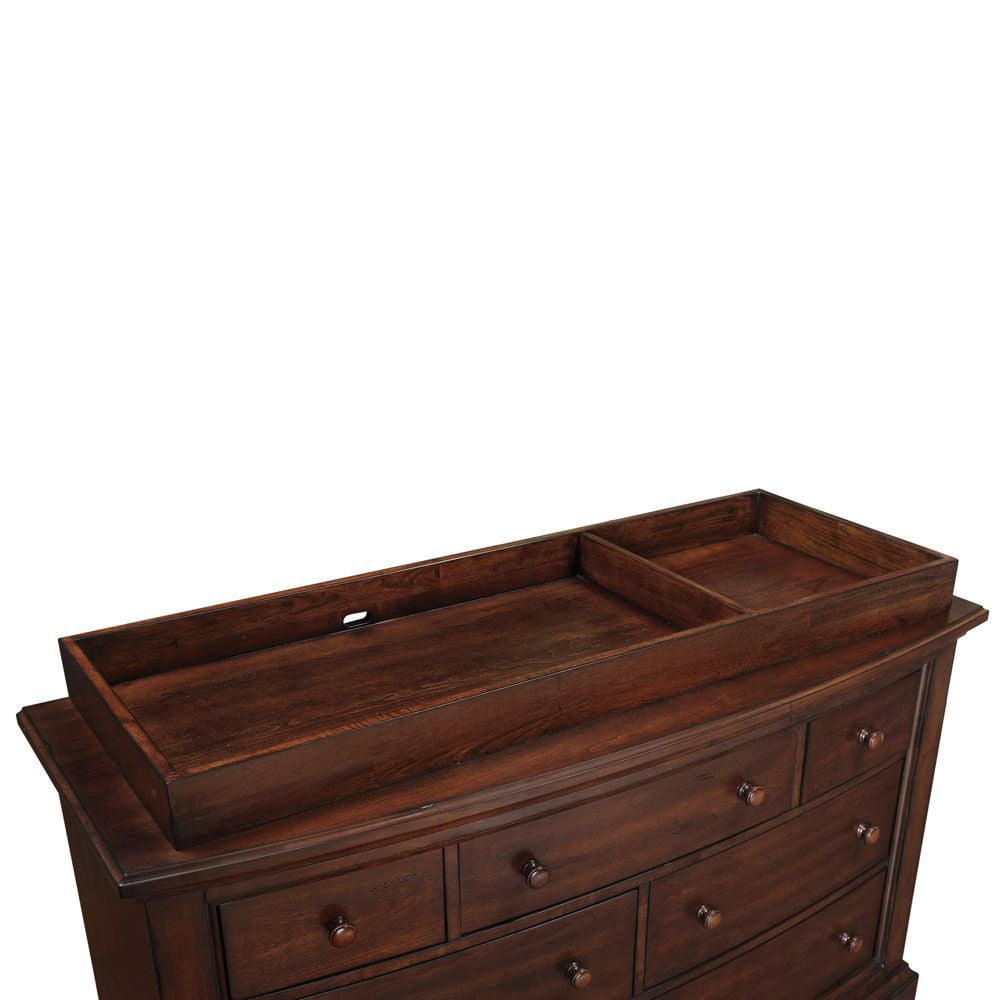 Bertini Pembrooke Dresser Topper Dark Walnut Walmart