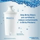 Système de filtration d’eau en pichet Brita, modèle Soho rouge de 5 tasses avec 1 filtre de rechange – image 2 sur 5