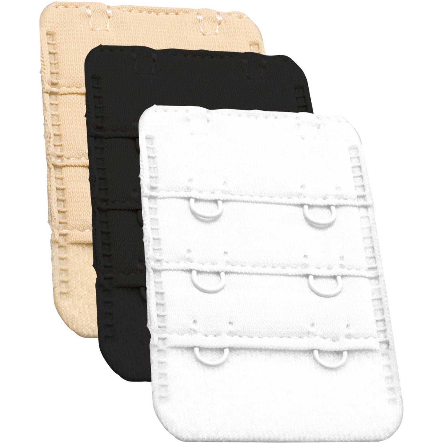 Prolongateur de soutien-gorge Maidenform Sweet Nothings 3/4" à 2 crochets, paquet de 3 Taille unique