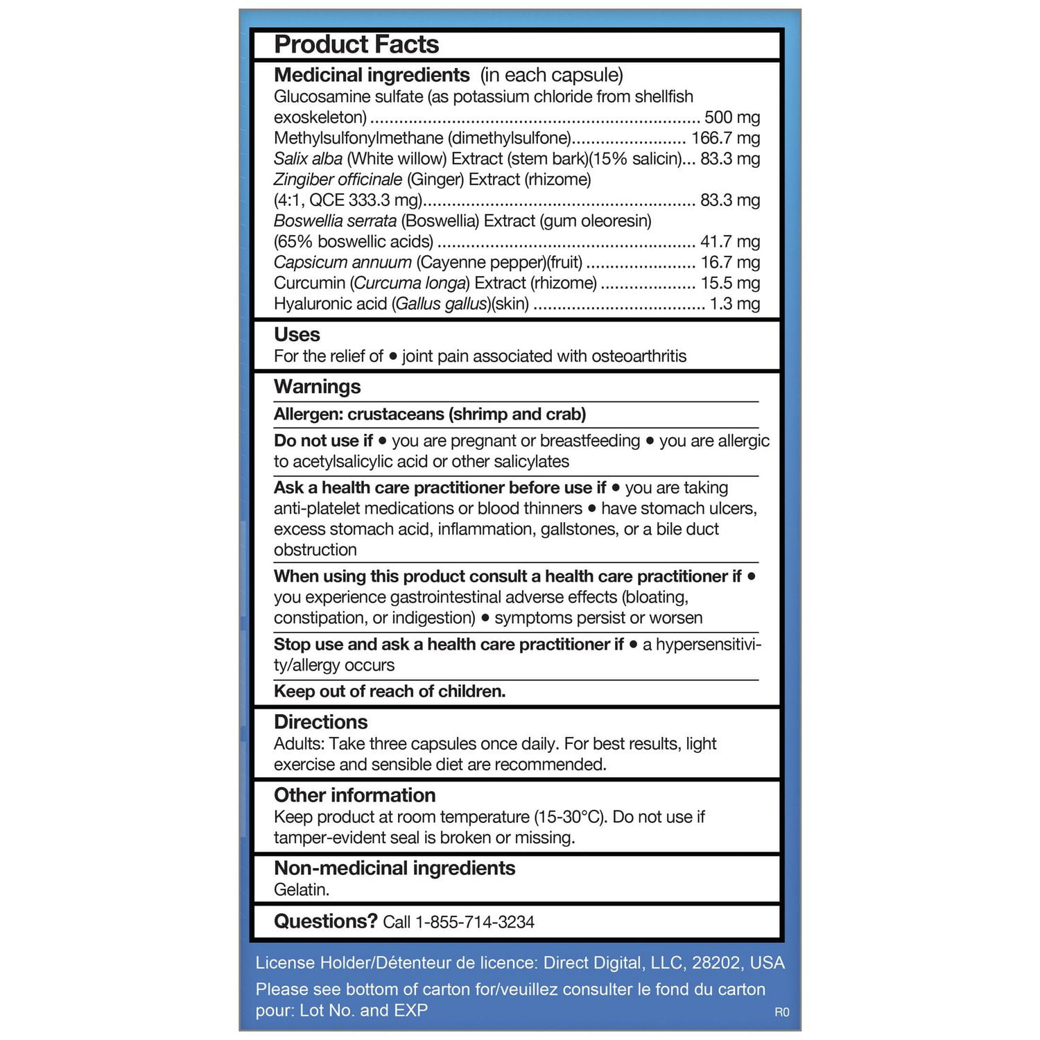 Instaflex® Joint Support with Glucosamine, MSM, Turmeric, & Hyaluronic Acid, 42 Capsules